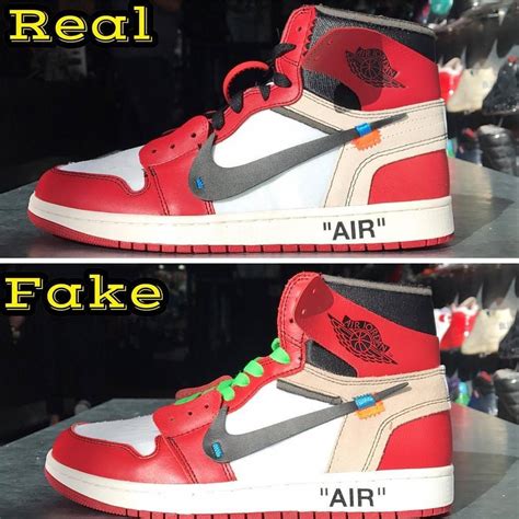 nike off white jordan 1 real vs fake - Off.